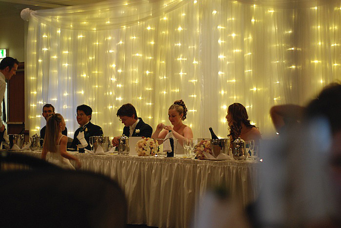Bridal Table with guests